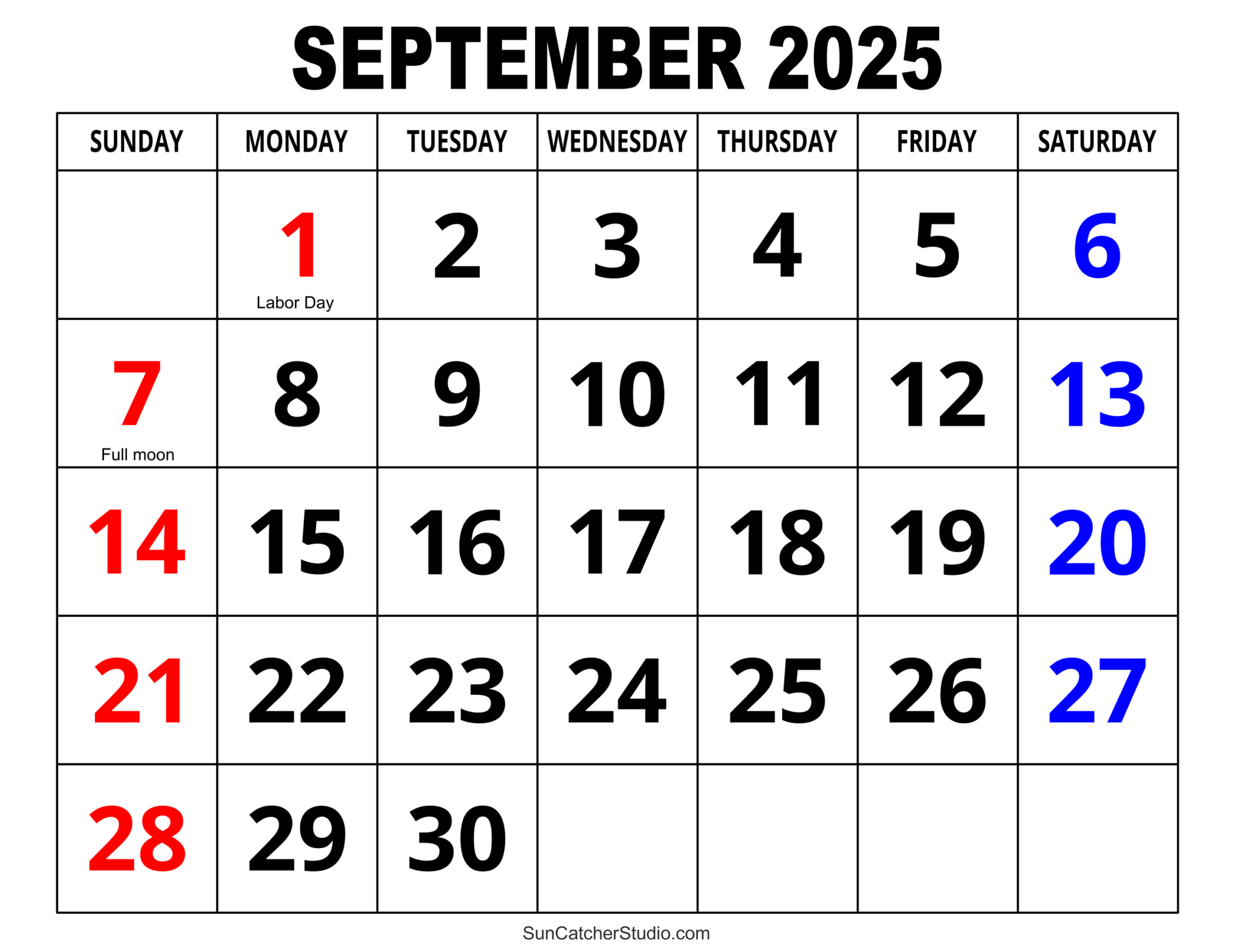 September 2025 Calendar (Edit Printable) – Diy Projects, Patterns | 4 Month Calendar June To September 2025