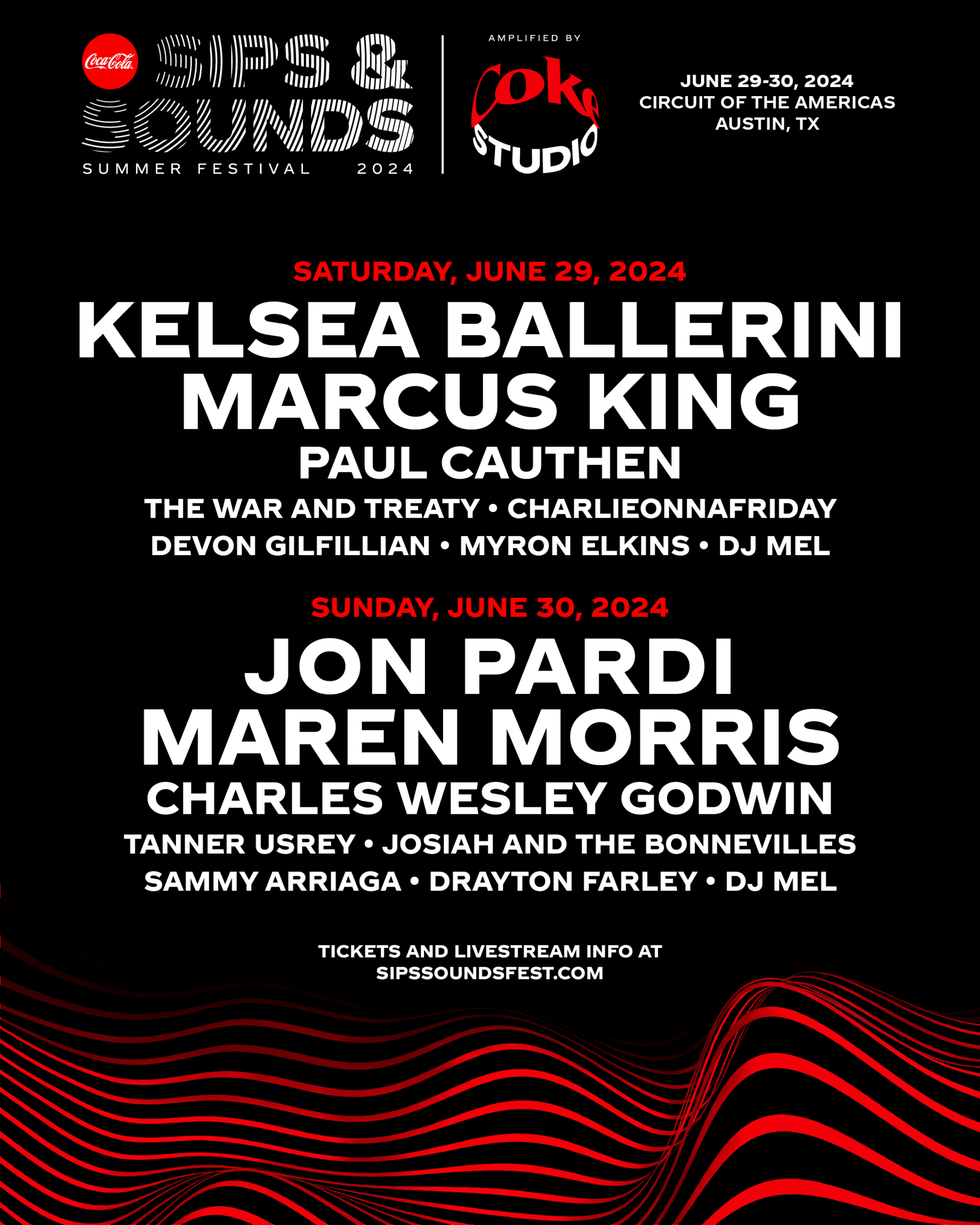 Sips &amp;amp; Sounds Summer Festival | Austin, Tx | June 29-30, 2024 | Austin Music Calendar June 2024