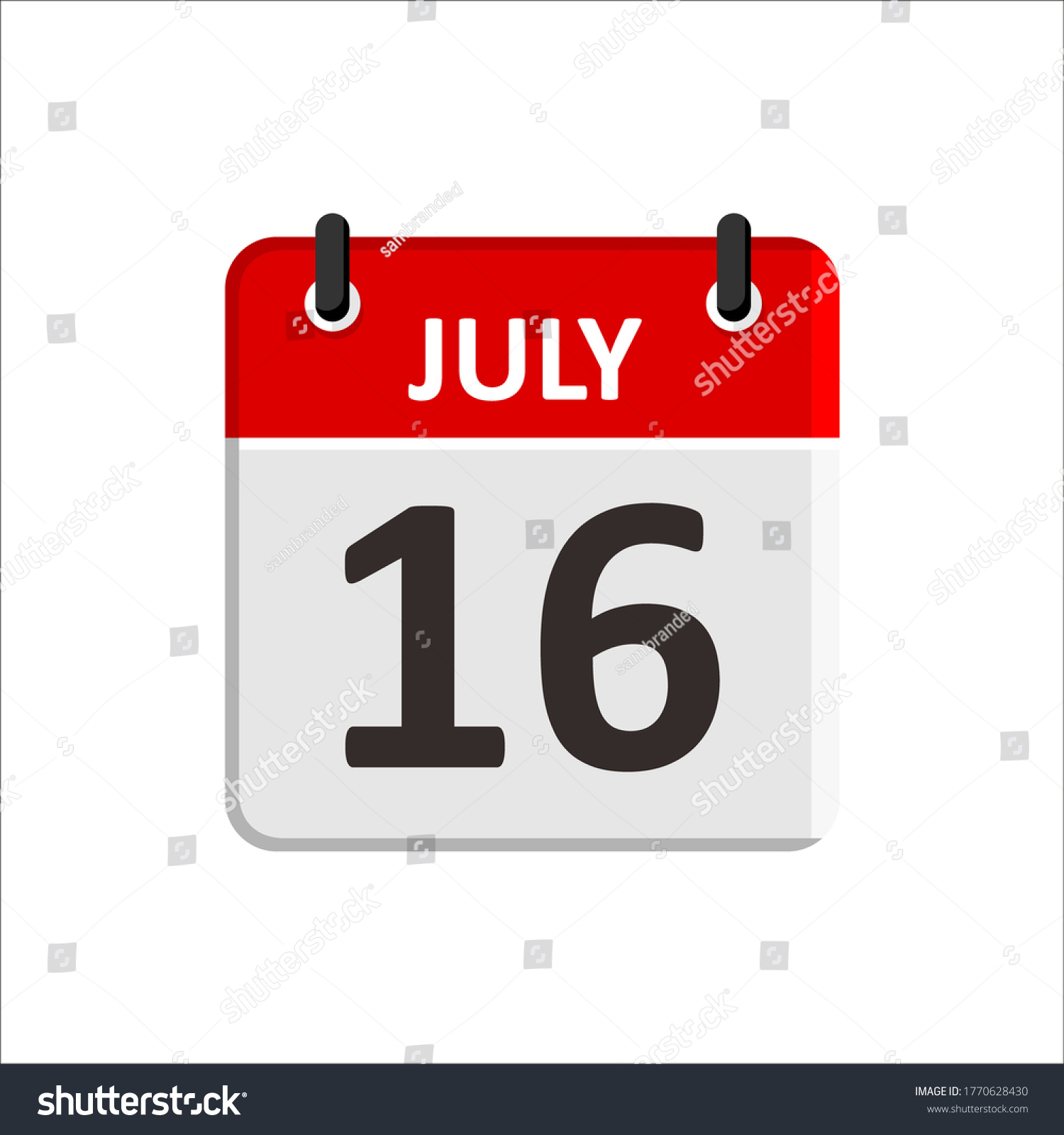 1,430 Calendar July 16 Royalty-Free Photos And Stock Images | Calendar Emoji July 16 2024