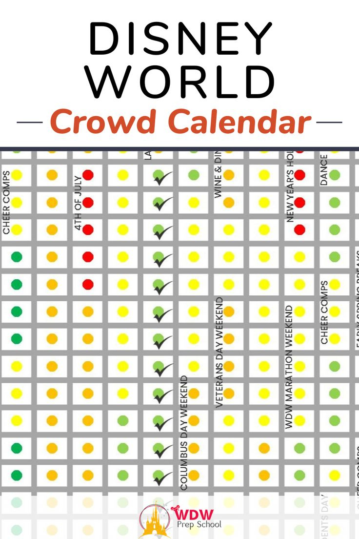 2024 &Amp;Amp;Amp; 2025 Disney World Crowd Calendar (Best Times To Go | July Crowd Calendar Disney World 2024