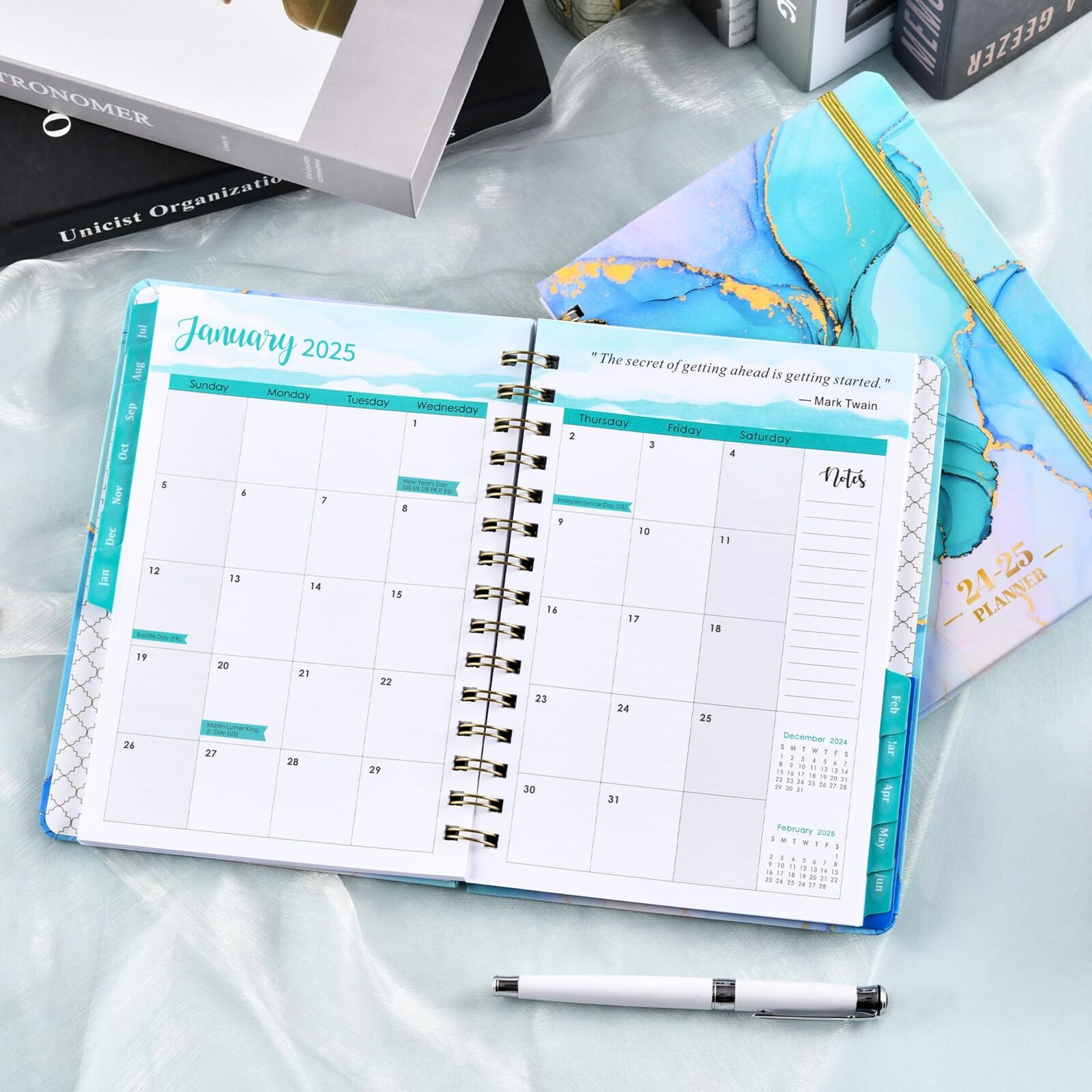 2024-2025 Planner - 2024-2025 Weekly Monthly Planner July 2024 | Weekly/Monthly Planning Calendar July 2024 - June 2025