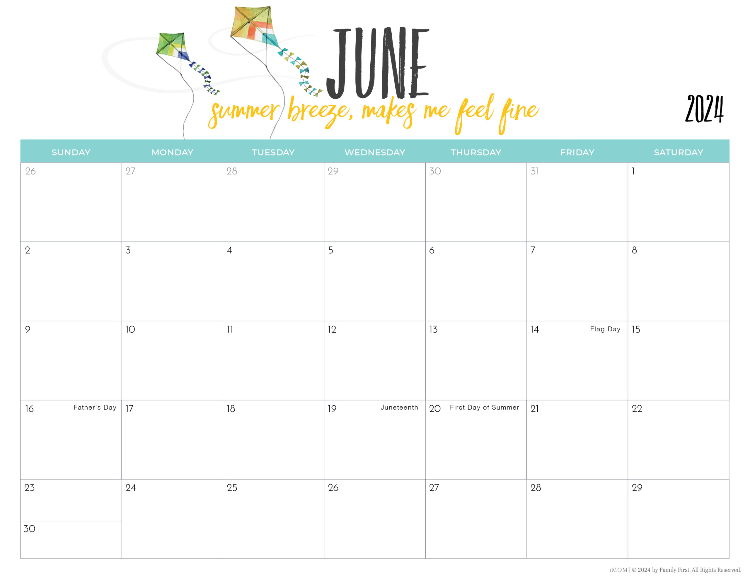 2024 Printable Calendars For Moms - Imom | July Printable Calendar Imom 2024