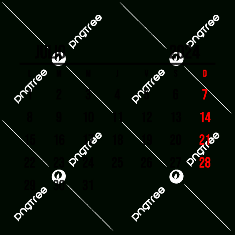 2024 Spanish July Calendar, 2024 July Calendar, 2024 July, 2024 | Spanish Calendar For July 2024