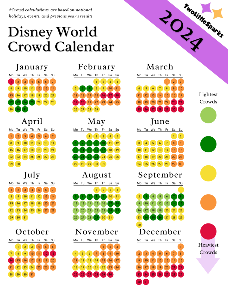 Disney World Crowd Calendar 2024: Best Times To Visit This Year | Disney July Crowd Calendar 2024