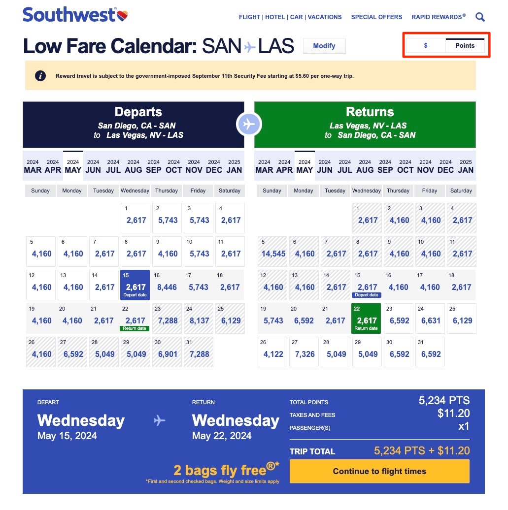 How To Find &Amp;Amp;Amp; Book The Best Southwest Flight Deals | Southwest Airlines Low - Fare Calendar For July 2024