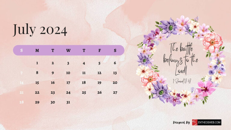 July 2024 Desktop Wallpaper Calendar | Entheosweb | Calendar Wallpaper July 2024