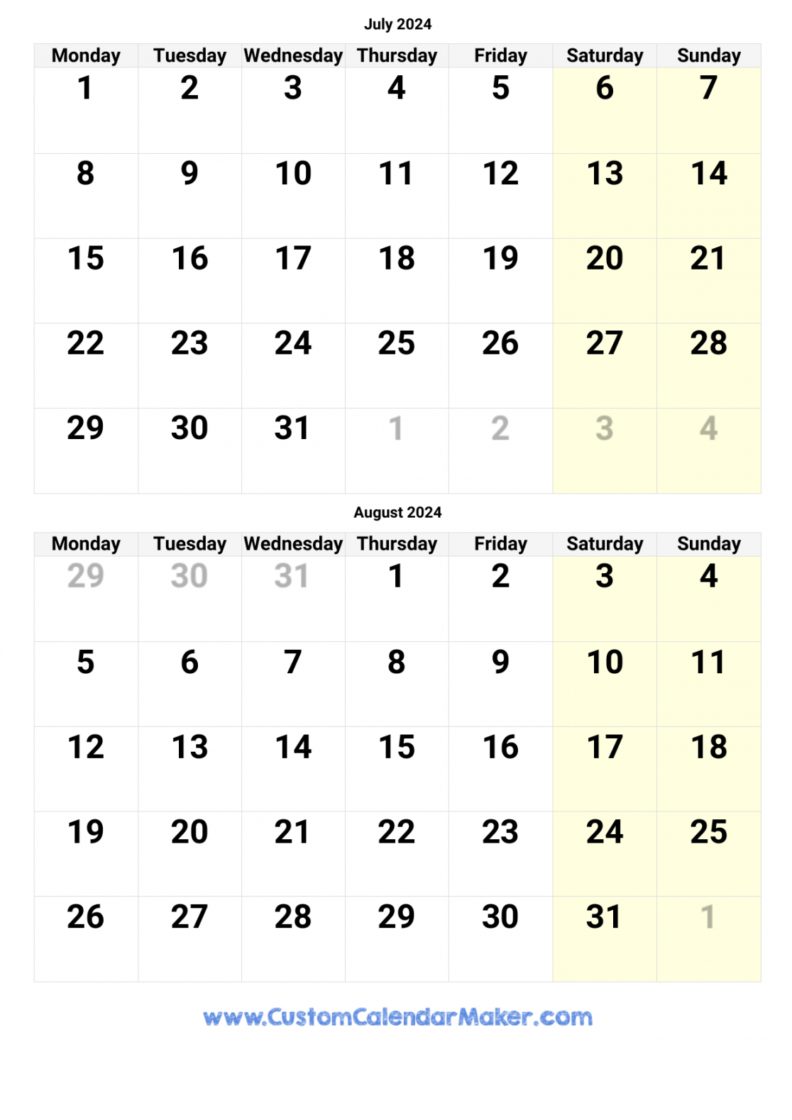 July August September Calendar 2024 In 2024 | September Calendar | Calendar Before July And August 2024