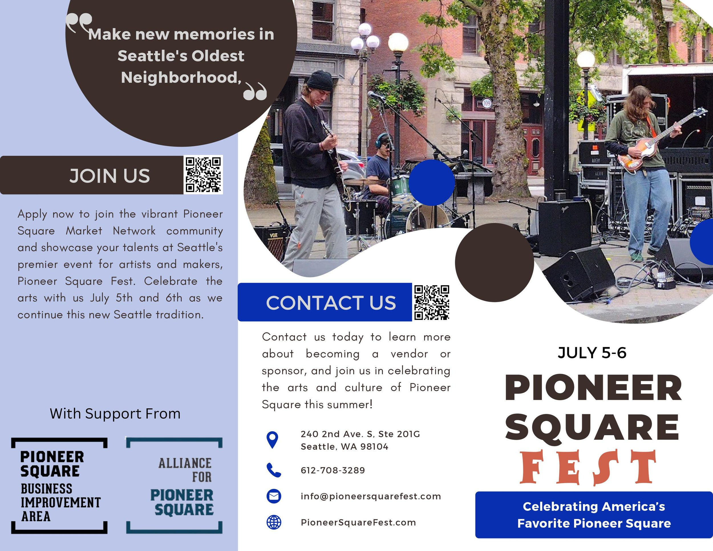 Pioneer Square Fest 2024 — Converge Media | Seattle Events Calendar July 2024