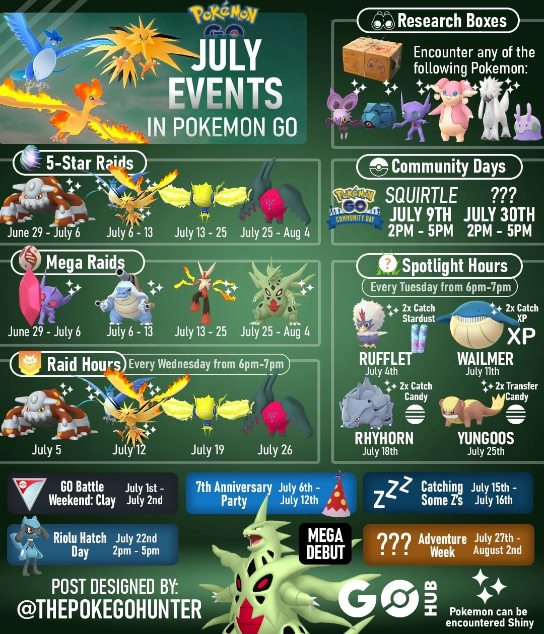 Pokémon Go July 2023 Event Guide | Pokémon Go Hub | Pokemon Go July Calendar 2024