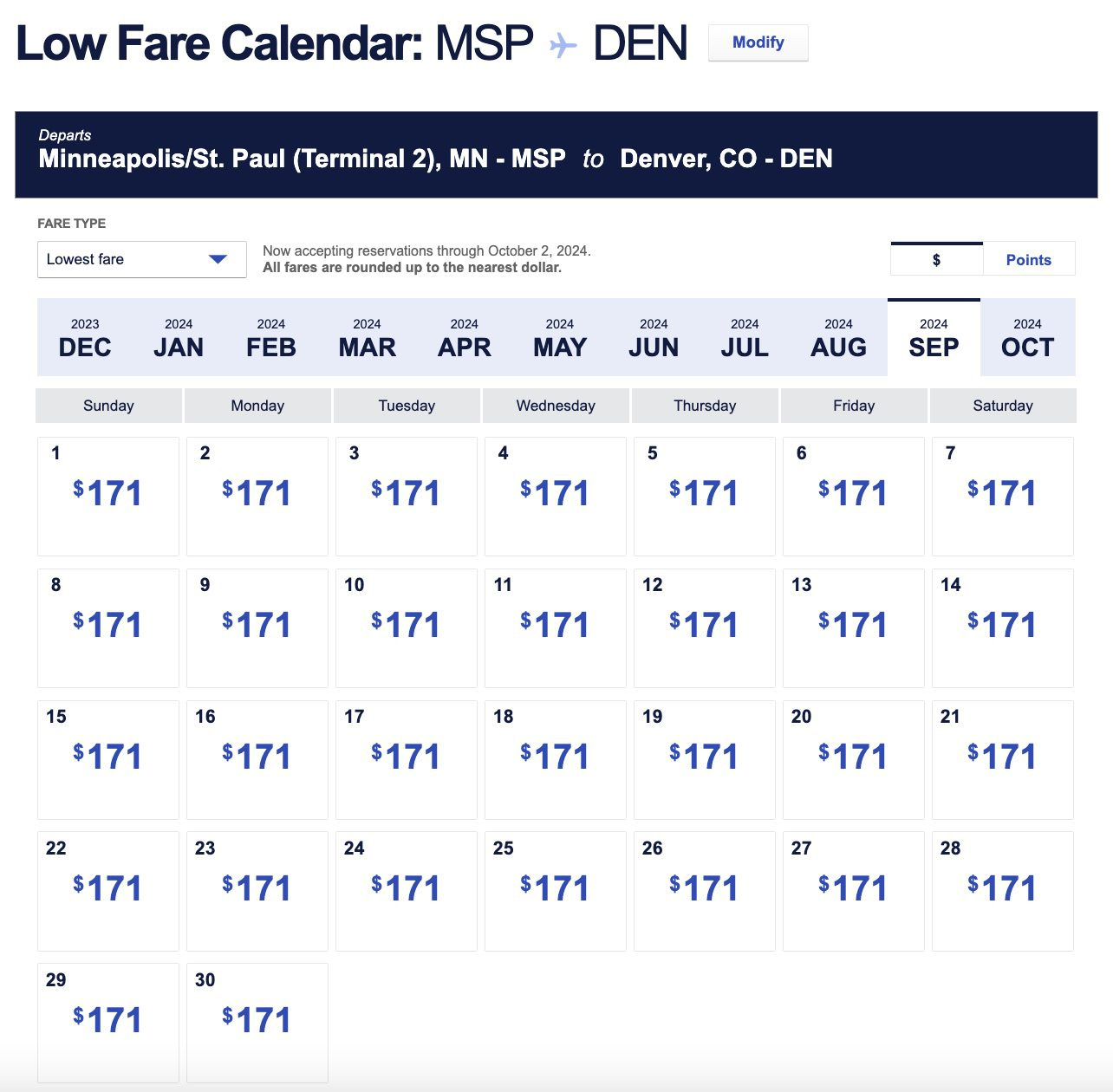 Southwest Flights Are Now Bookable Into March 2025! | Southwest Airlines Low - Fare Calendar For July 2024