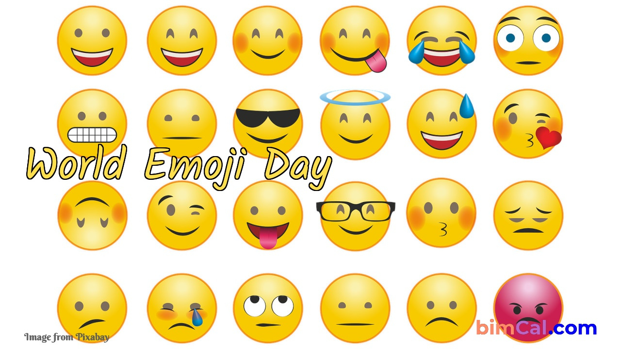 World Emoji Day 2024 | Calendar Emoji July 2 2024