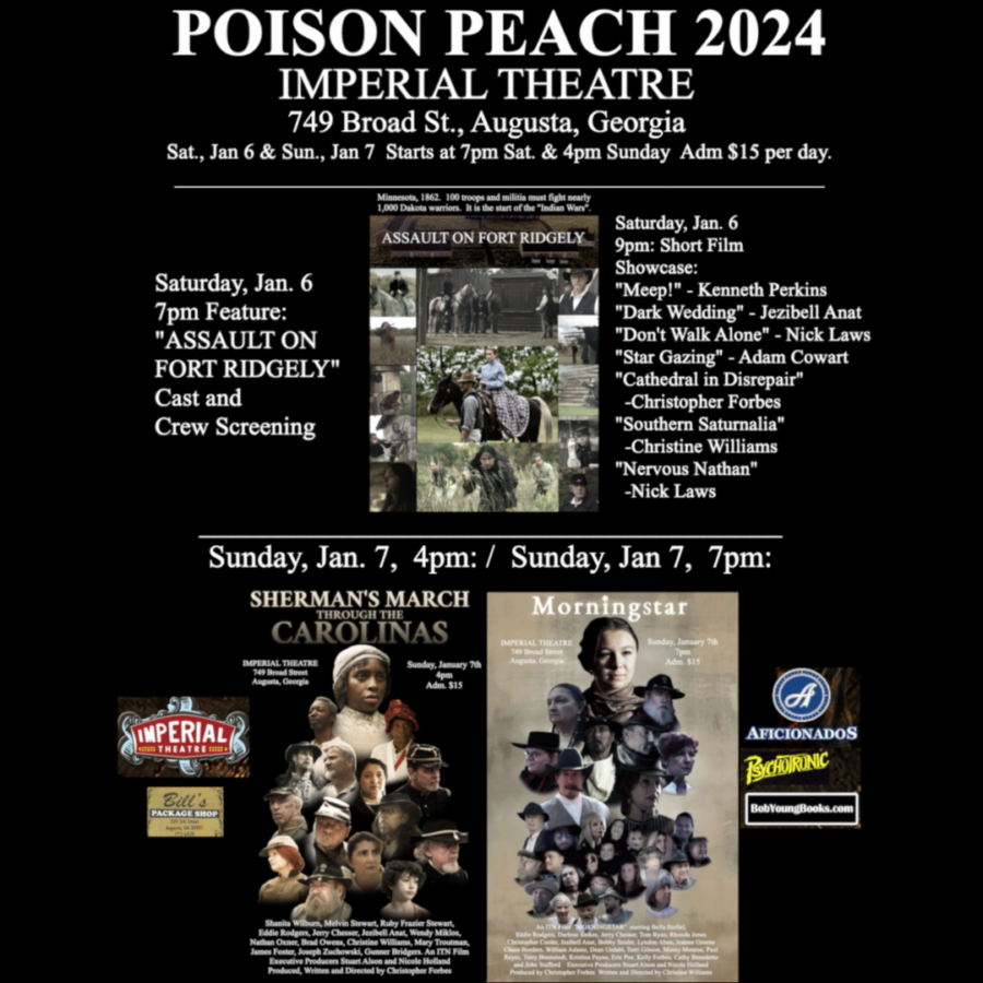 Poison Peach Film Festival 2024 - The Greater Augusta Arts | Augusta Events Calendar 2024