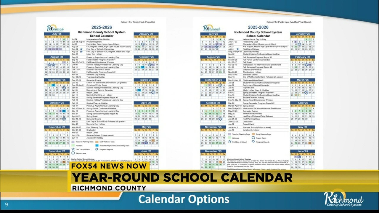 Richmond County Ask Parents To Vote On 2025-2026 School Year Cal | Augusta County School Calendar 2024-2025