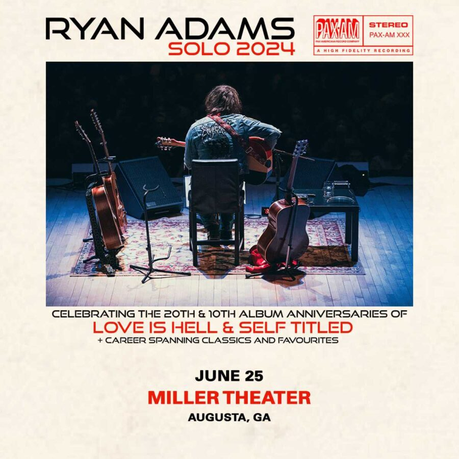 Ryan Adams: Solo 2024 - The Greater Augusta Arts Council&amp;#039;S Arts | Augusta Events Calendar 2024