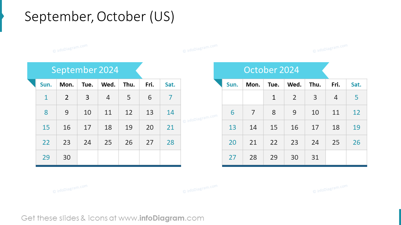 September, October (Us) | August Sept October 2024 Calendar