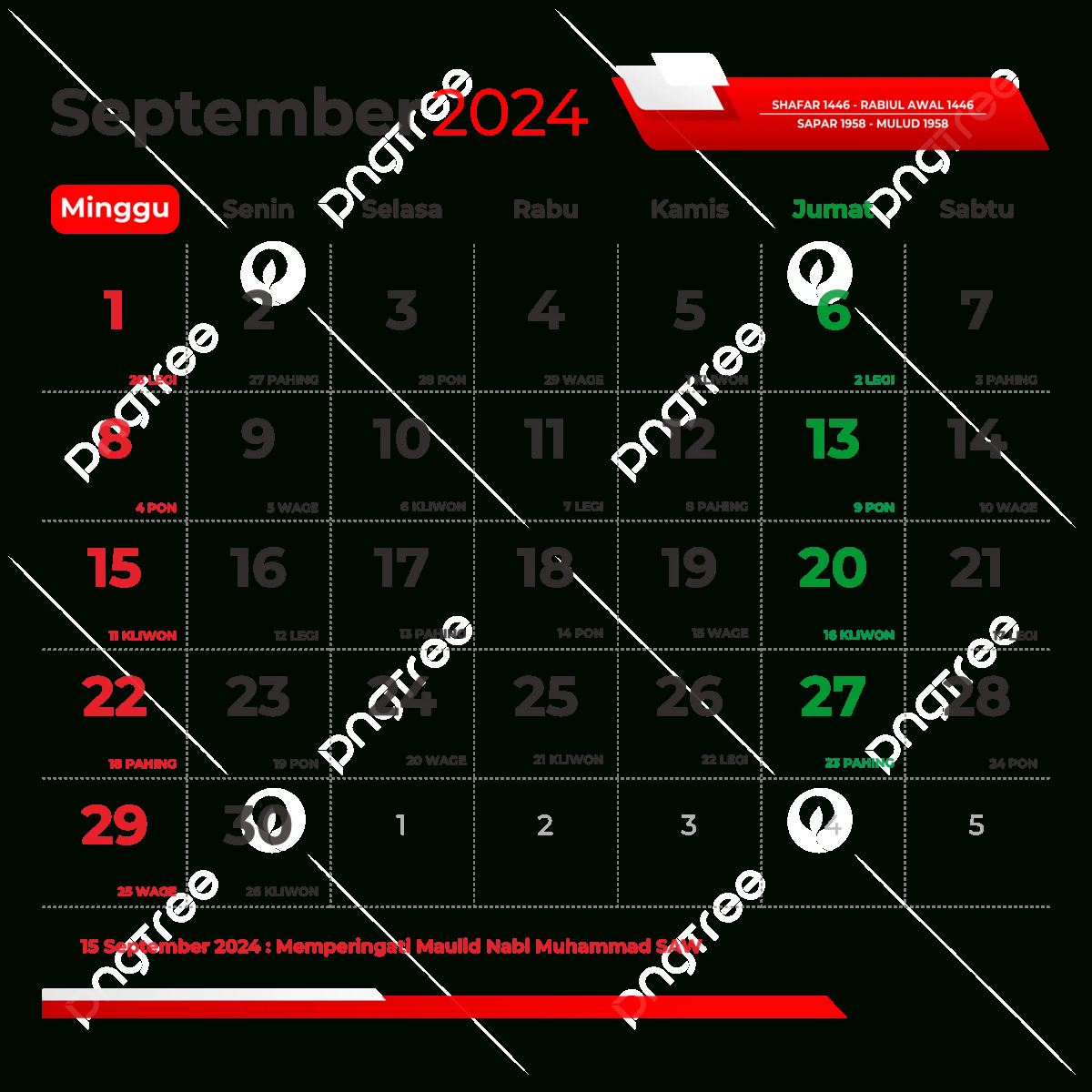 August 2024 Calendar Complete With National Holidays Vector, 2024 | August and September 2024 Calendar With Holidays