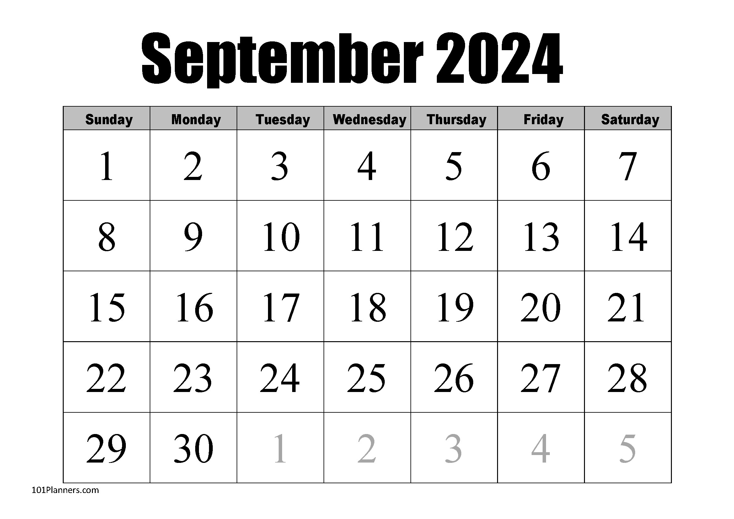 Free Printable September 2024 Calendar | Customize Online | Show Me The Calendar For September 2024