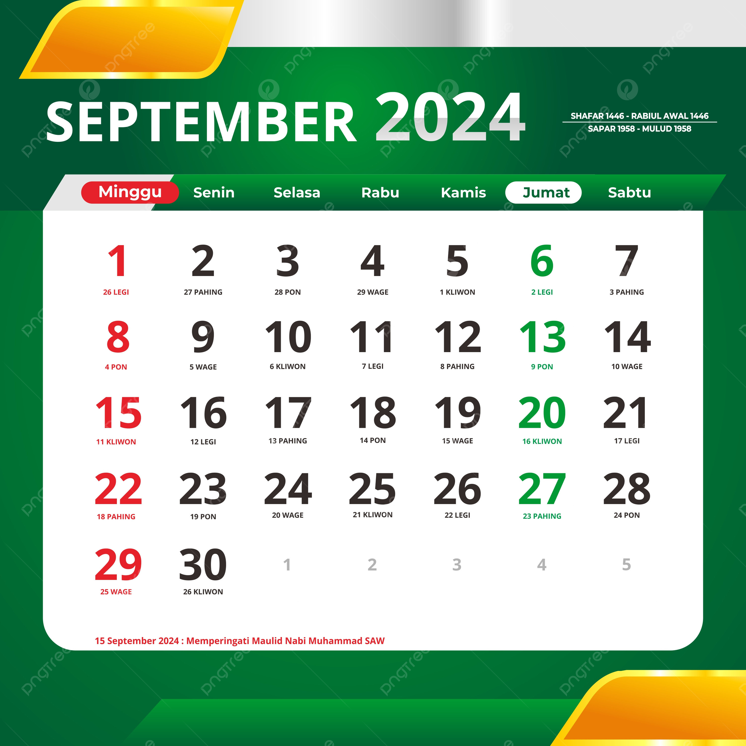 September 2024 Calendar Complete With Red Dates And National | Calendar For September 2024 With Holidays