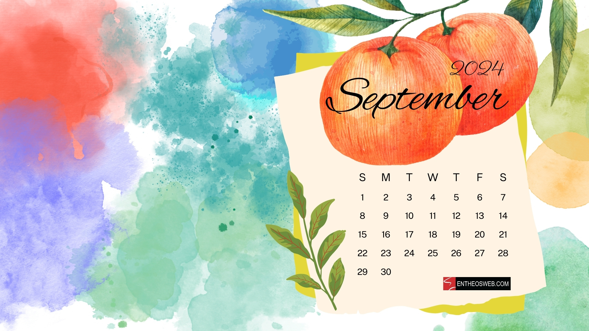 September 2024 Calendar Desktop Wallpaper Backgrounds | Entheosweb | September Calendar Desktop Wallpaper 2024