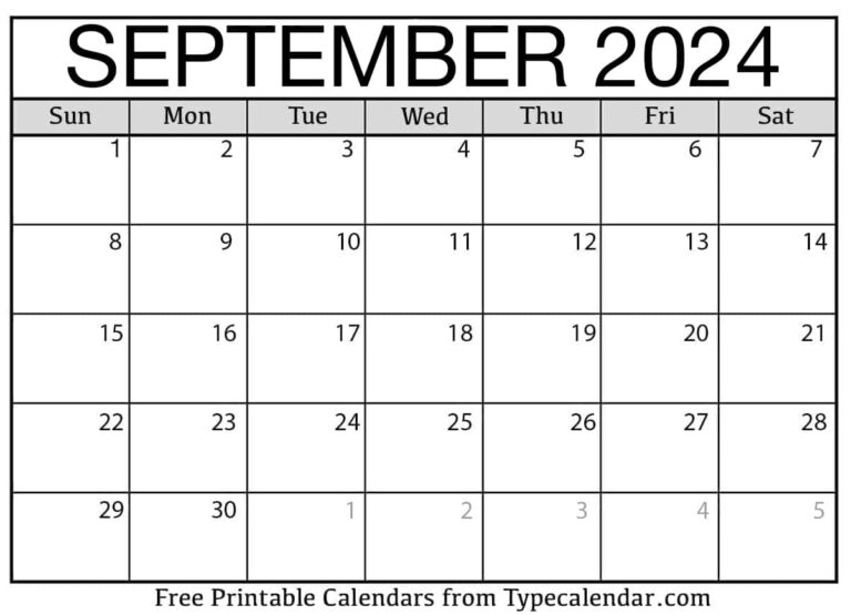 September 2024 Calendars | Free Printable Templates | Show Me A Calendar For September 2024