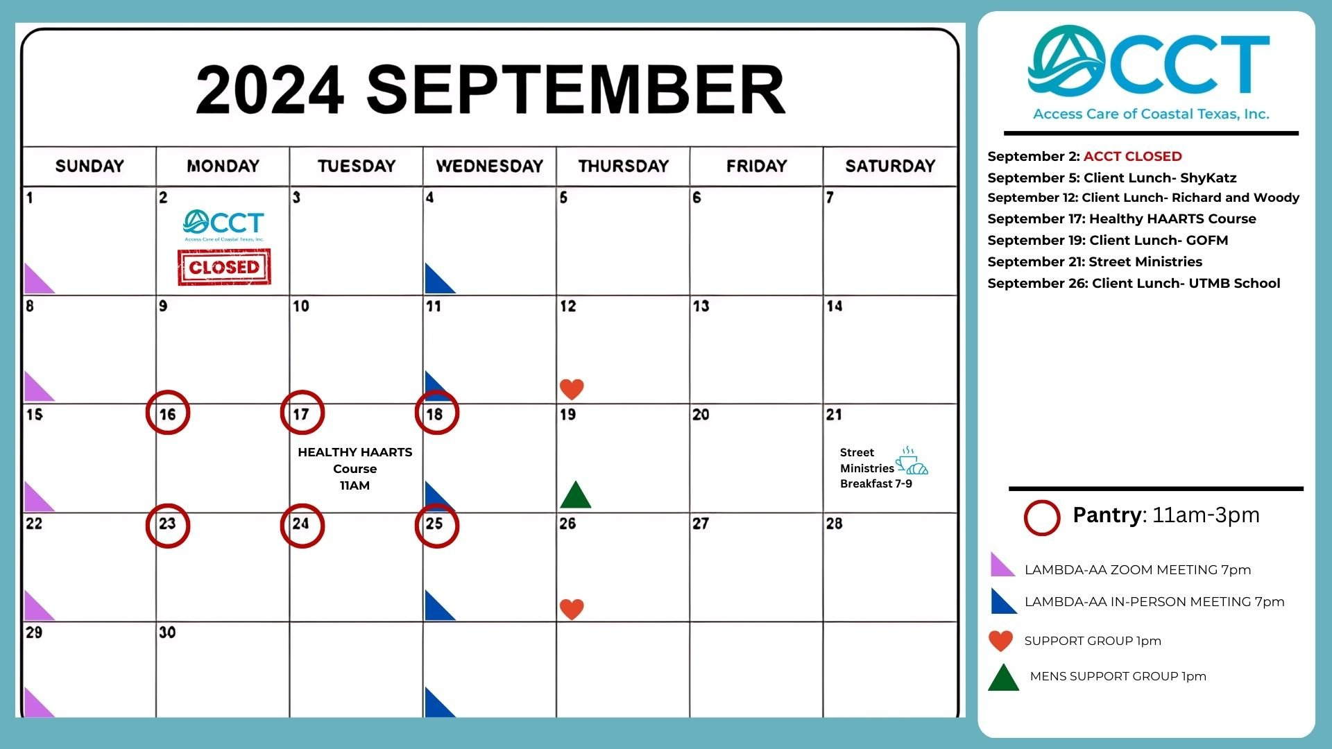 Calendar — Official Acct | Galveston Calendar Of Events October 2024