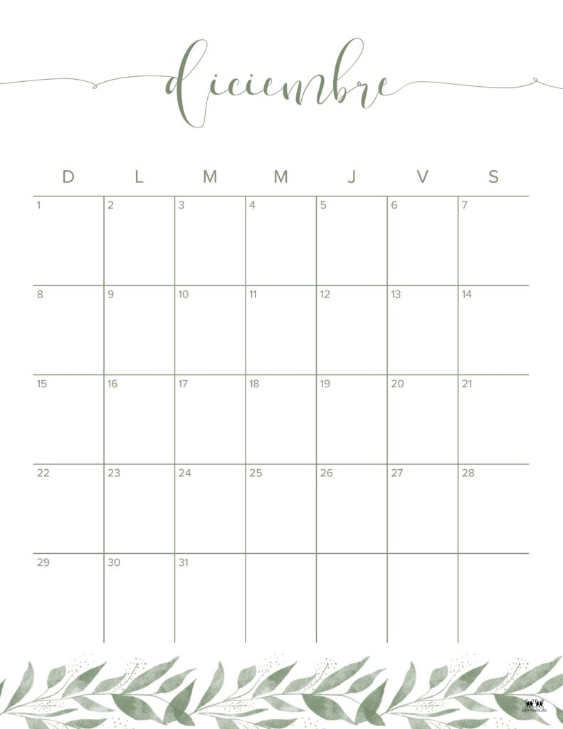 December 2024 Calendars - 50 Free Printables | Printabulls | December 2024 Calendar Printable Portrait