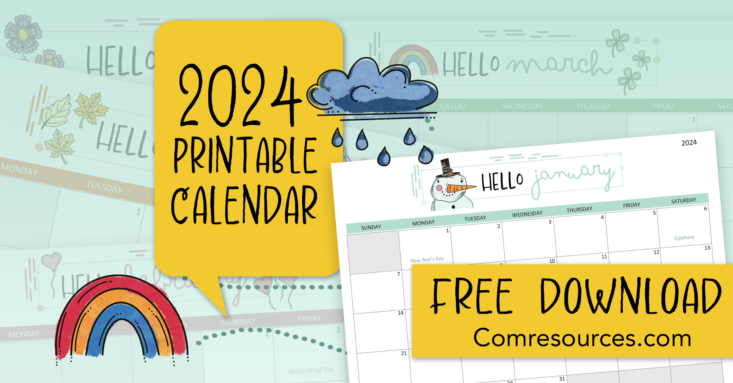 Printable 2024 Church Calendar | Churchart Blog | 2024 December Printable Adventist Calendar 2024