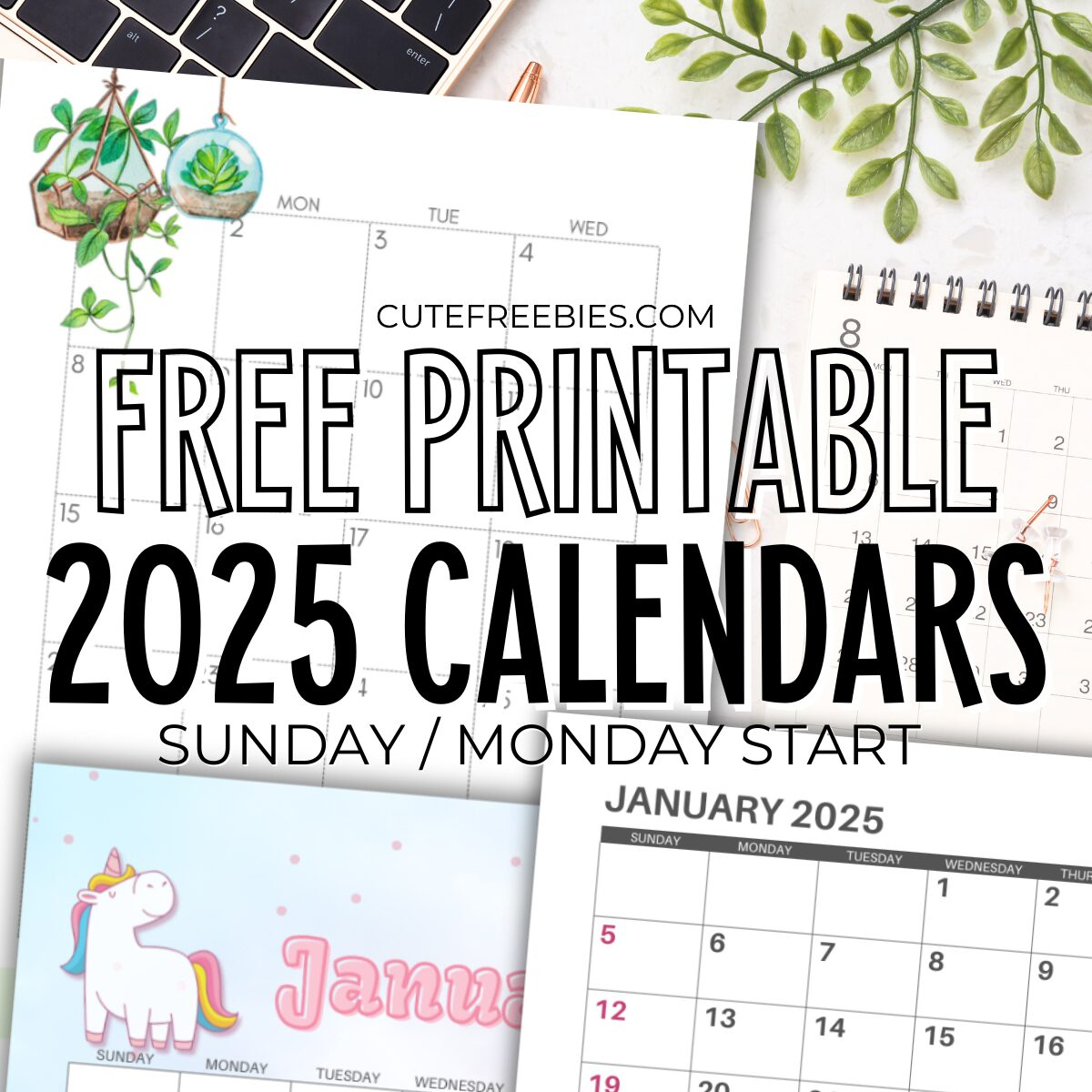 Free Calendar Printable 2025 Printable Calendar 2025