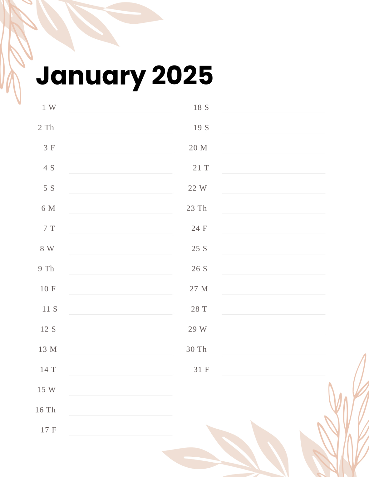 Free January 2025 Daily Planner Template - Edit Online &amp;amp; Download | January 2025 Daily Planner Printable