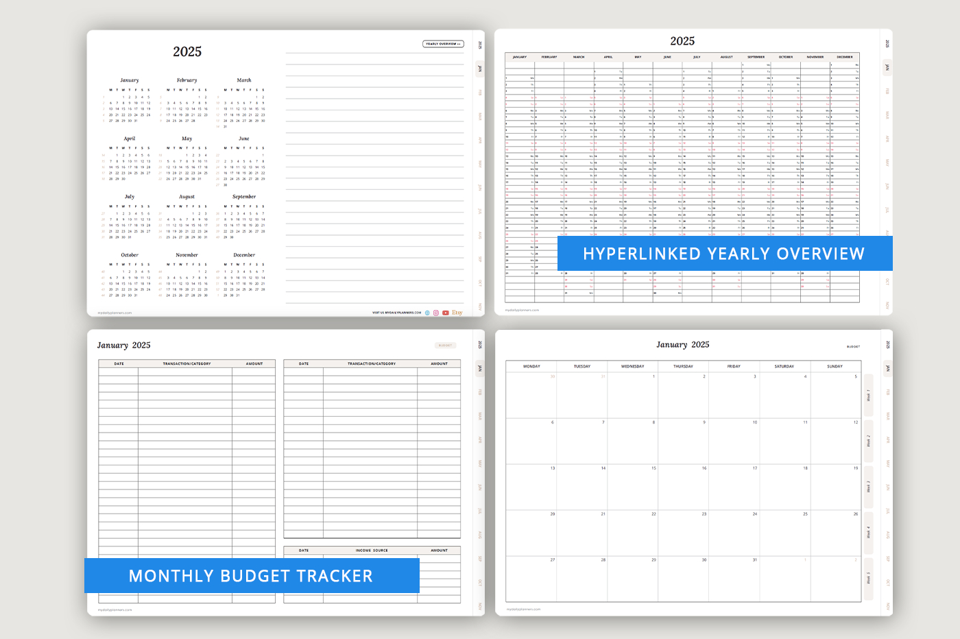 PPE 2025 Employee Attendance Calendar Printable Calendar 2025