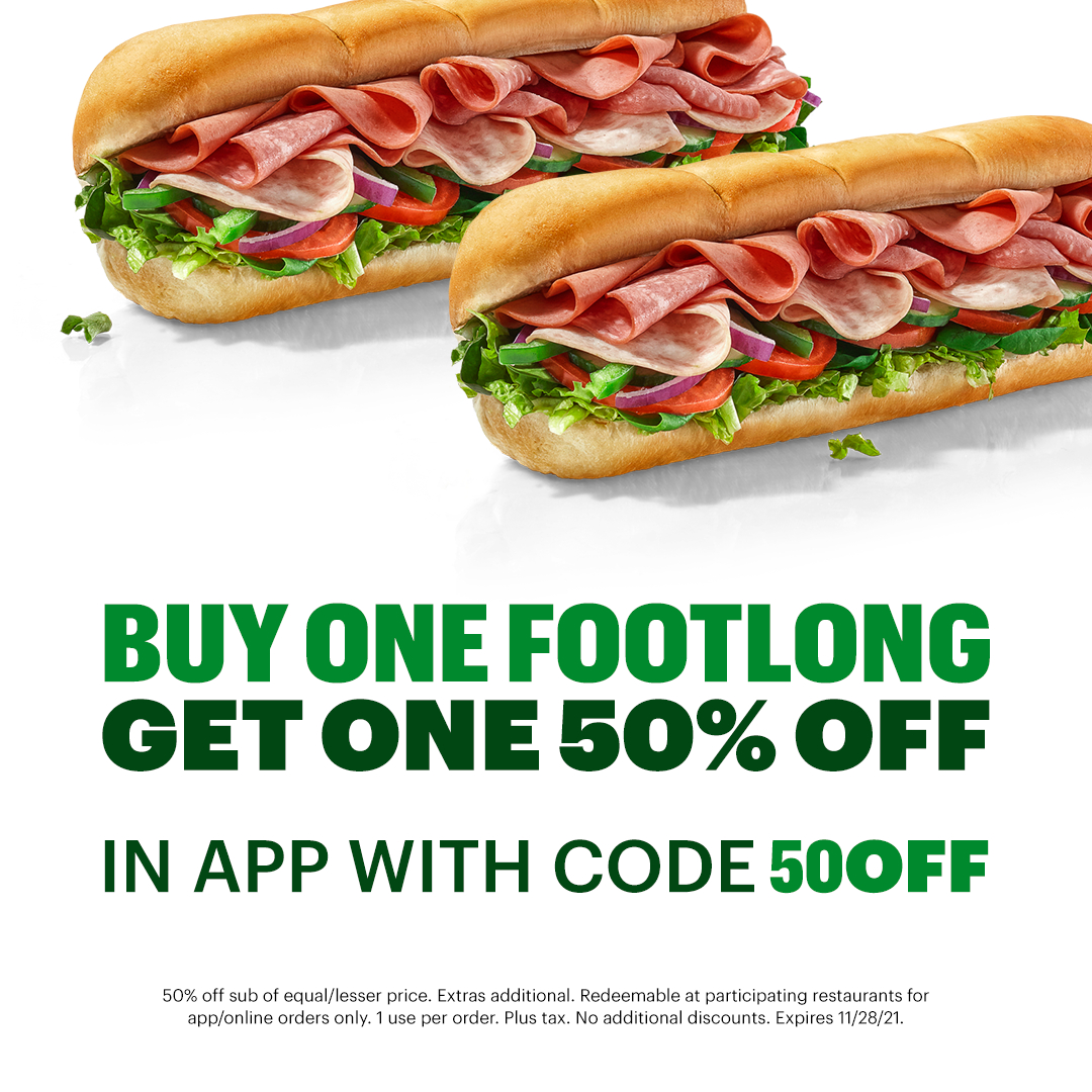 Subway Bogo Top | Printable Subway Coupons January 2025