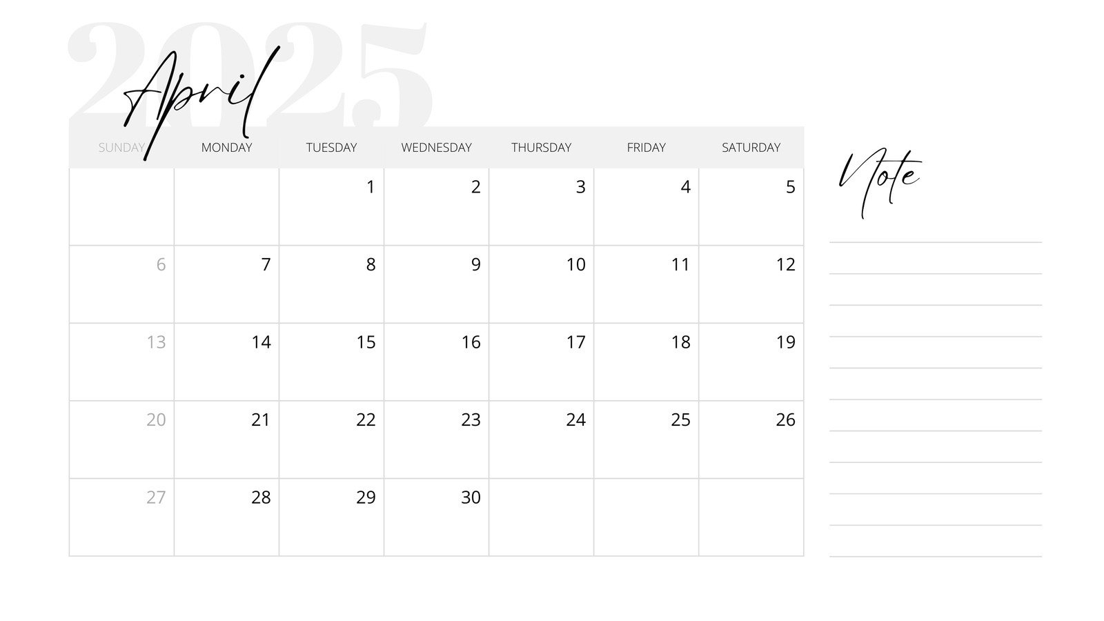 Free And Customizable April 2025 Calendar Templates | Canva | 2025 April Calendar Zoom Printable